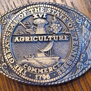 Tennessee Agriculture Belt Buckle
